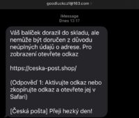podvod – balíček
