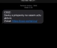 podvodná sms